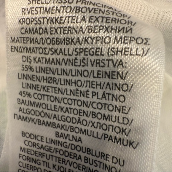 Polo Ralph Lauren Dress Big Girls Sz 16 Linen-Cotton Tropical Beach Summer NWT - Picture 6 of 12